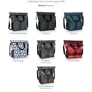 thirty one Bags Thirtyone Crossbody Organizing Tote Ditty Dots Like New Poshmark